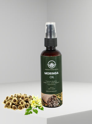 Mahilam Moringa Oil 100ml – Cold-Pressed Natural Oil for Skin, Hair & Ayurvedic Care