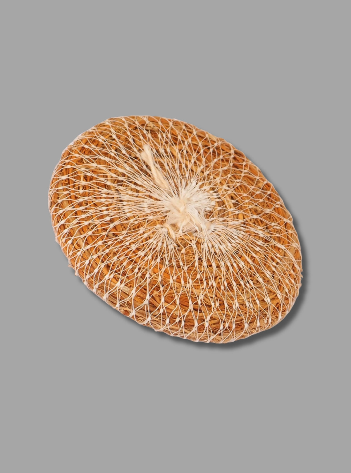 Mahilam Vettiver Body Scrubber – Natural & Refreshing Exfoliating Bath Accessory