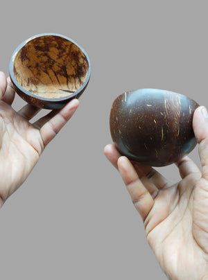 Mahilam Coconut Bowl – Eco-Friendly Handmade Natural Serving Bowl