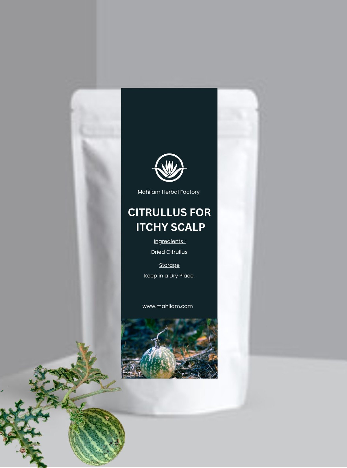 Mahilam Citrullus for Itchy Scalp 50g – Herbal Scalp Soothing & Nourishing Powder