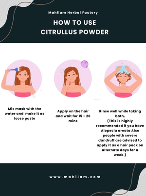 Mahilam Citrullus for Itchy Scalp 50g – Herbal Scalp Soothing & Nourishing Powder
