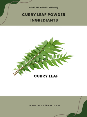 Mahilam Curry Leaf Powder 100g – Herbal Hair & Skin Care Powder for Natural Nourishment