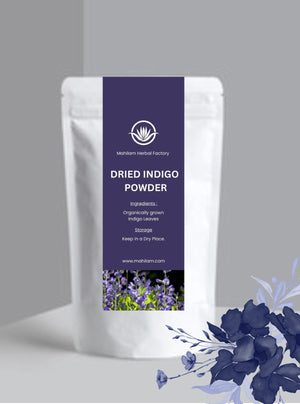 Mahilam Dried Indigo Powder 100g – Herbal Hair Care Powder for Natural Coloring & Nourishment