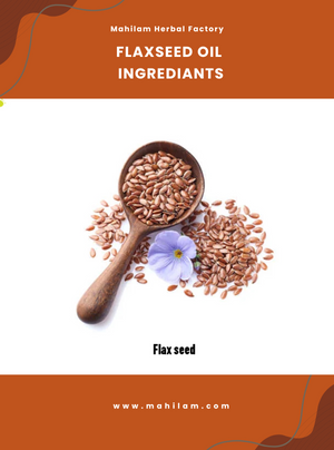 Mahilam Flax Seed Oil 100ml – Natural Herbal Hair & Skin Nourishing Oil