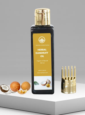 Mahilam Herbal Dandruff Oil 100ml – Natural Ayurvedic Anti-Dandruff Hair Oil