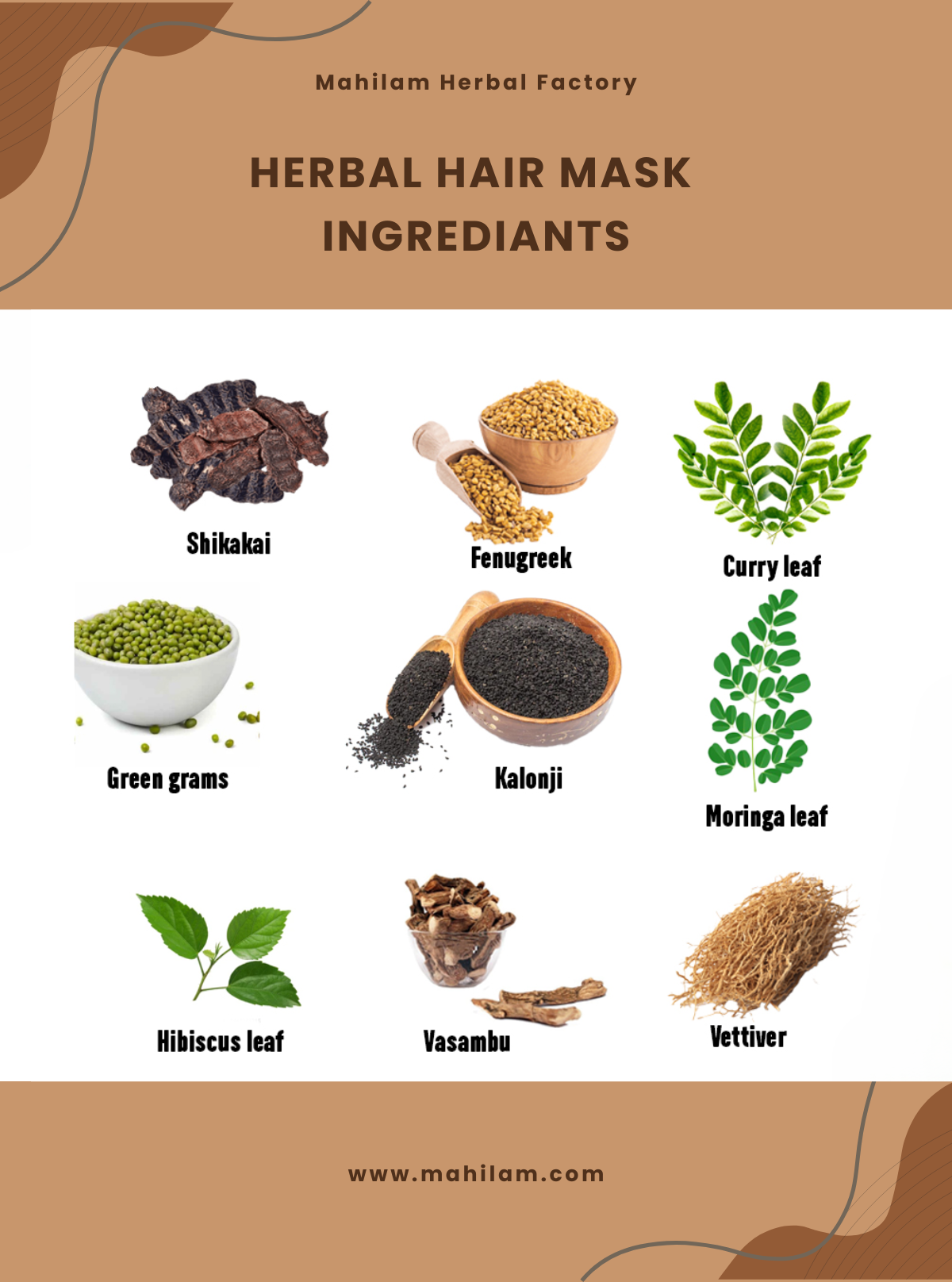 Mahilam Herbal Hair Mask 100g – Deep Conditioning & Nourishing Hair Care Treatment